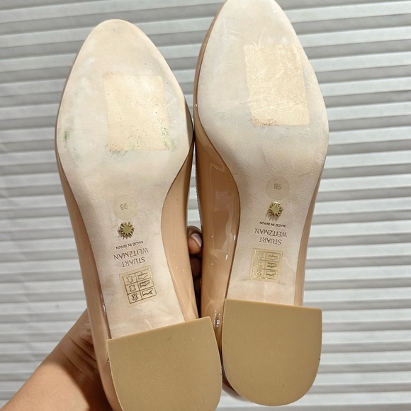 🌹STUART WEITZMAN🌹 Vivienne 35 Nude Pump Size:9B - Picture 11 of 11